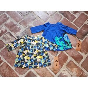 Nordstrom By Cristina Martinez Graphic Dress Bundle Of 2 In Size 3 M New W Tags